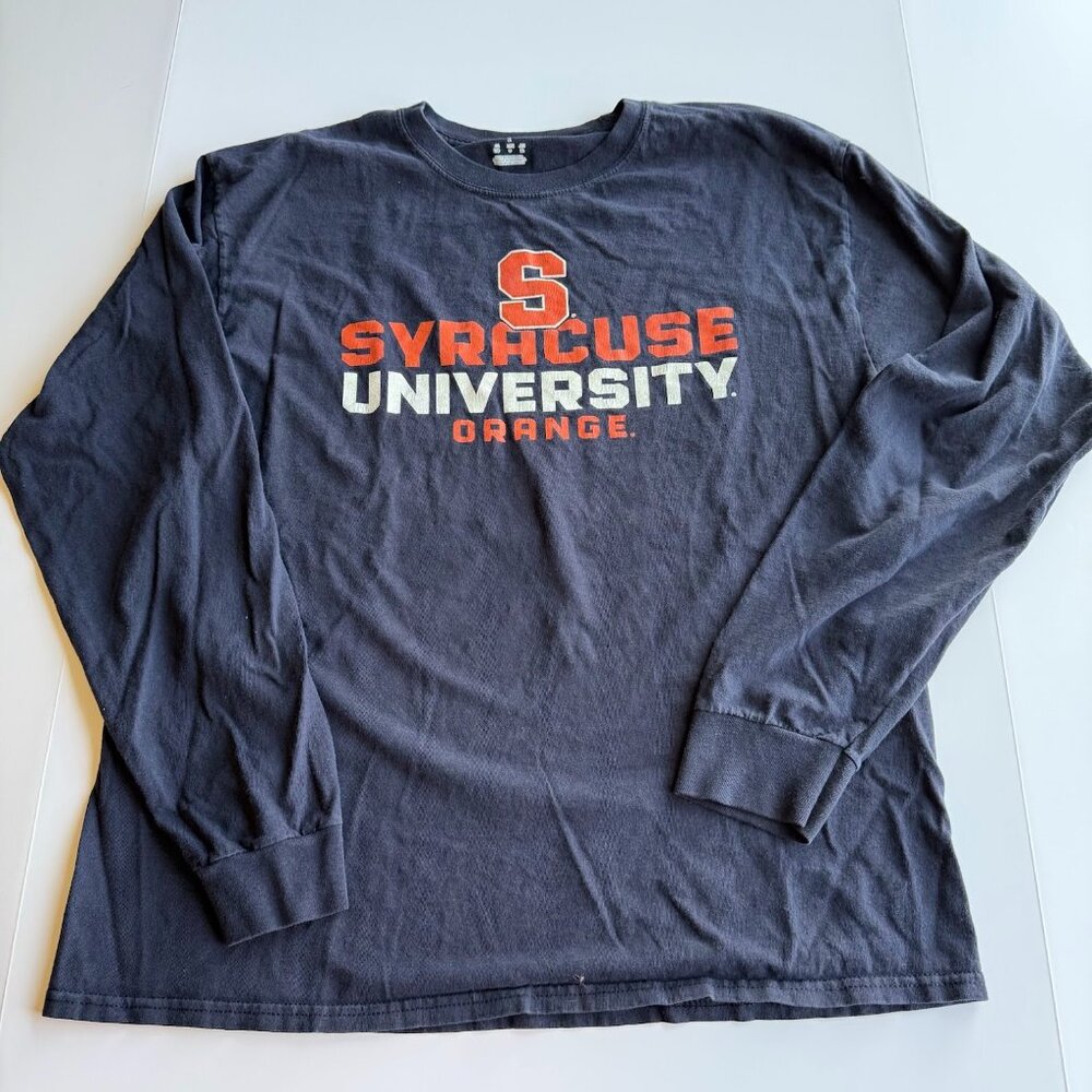 Champion Syracuse University Long Sleeve T-Shirt Unisex Size Large